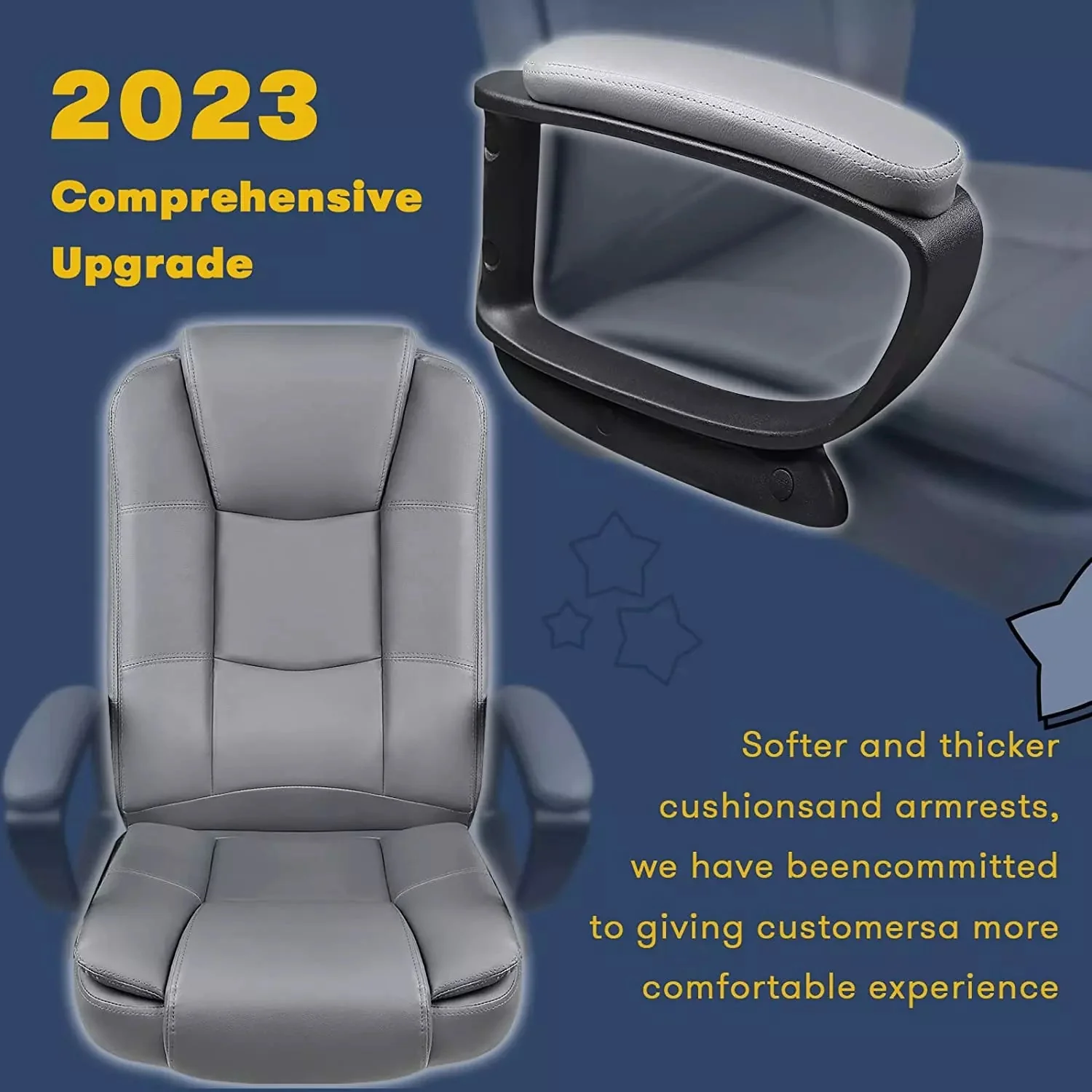 Bossin Office Desk Chair,Big and Tall Managerial Executive Chair - Image 23