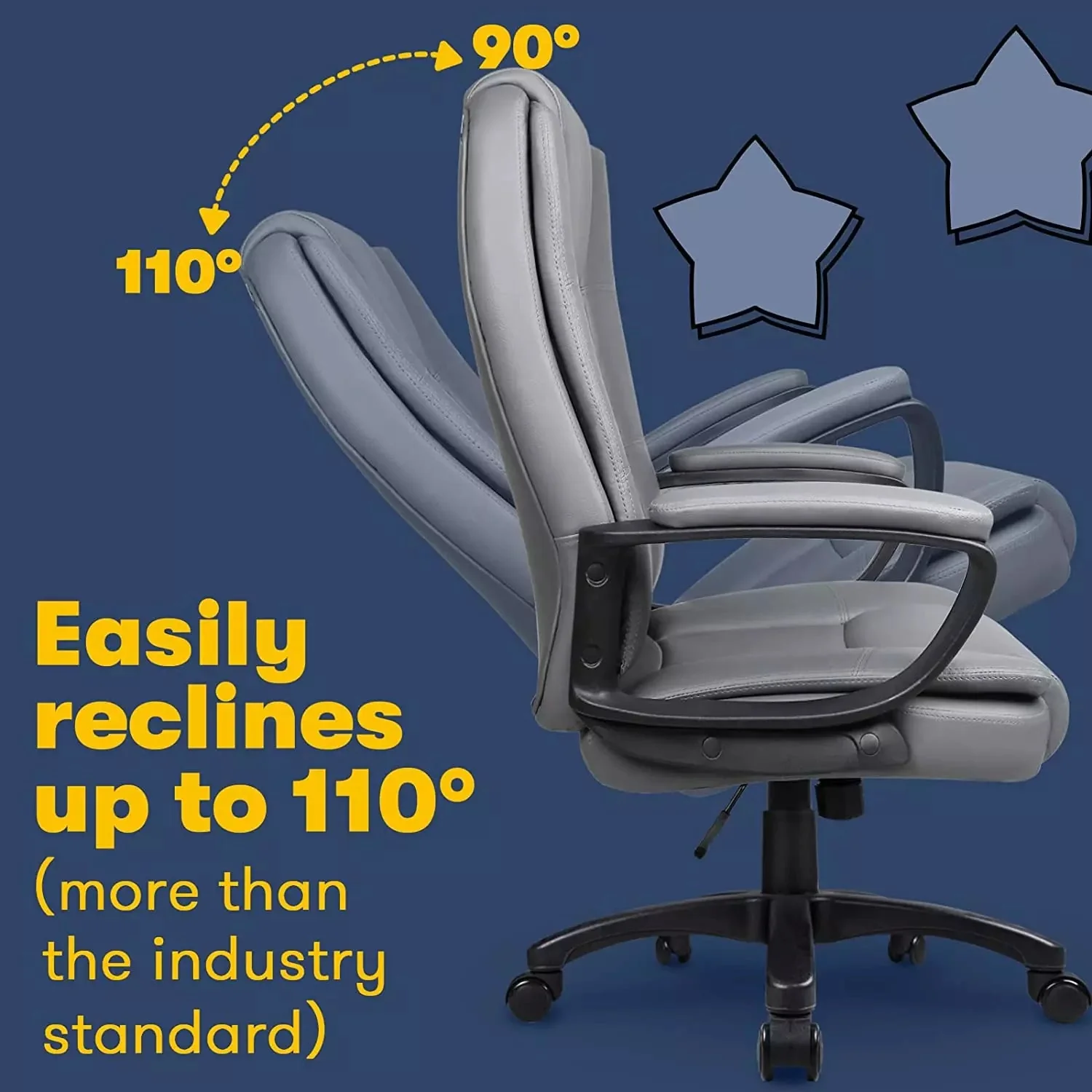 Bossin Office Desk Chair,Big and Tall Managerial Executive Chair - Image 27