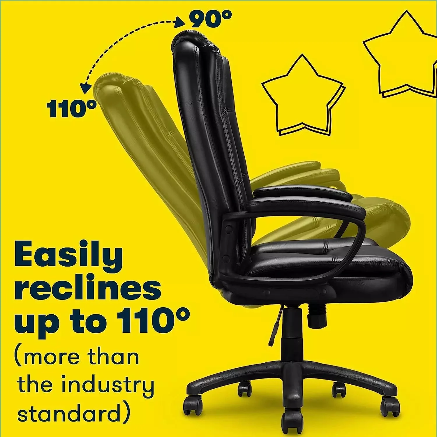 Bossin Office Desk Chair,Big and Tall Managerial Executive Chair - Image 5